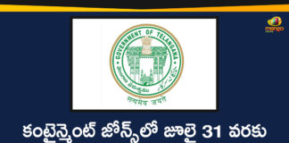 telangana, Telangana Containment Zones, Telangana Govt Extends Lockdown, Telangana Govt Extends Lockdown Till July 31st, Telangana Lockdown, Telangana Lockdown News, Telangana News