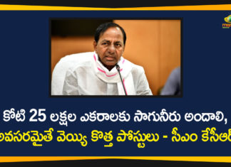 CM KCR, CM KCR Review Meeting on Irrigation Department, KCR Review Meeting, KCR Review Meeting on Water Resources Department, telangana, Telangana CM KCR, Telangana News, Telangana Water Resources Department, Water Resources Department
