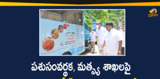 Animal Husbandry and Fisheries Department, Animal Husbandry Department, Fisheries Department, Harish Rao Review on Animal Husbandry and Fisheries Department, Minister Talasani Srinivas, Minister Talasani Srinivas Fisheries Department, Minister Talasani Srinivas Yadav, telangana