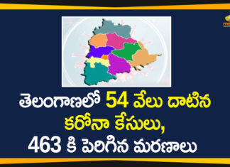 తెలంగాణలో 54 వేలు దాటిన కరోనా కేసులు, 463 కి పెరిగిన మరణాలు Coronavirus, Coronavirus Breaking News, Coronavirus Latest News, COVID-19, COVID-19 in Telangana, telangana, Telangana Coronavirus, Telangana Coronavirus Cases, Telangana Coronavirus Deaths, Telangana Coronavirus New Cases, Telangana Coronavirus News, Telangana New Positive Cases, Total COVID 19 Cases