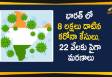 Coronavirus Cases In India, Coronavirus In India, Coronavirus in India live updates, Coronavirus Live Updates, Coronavirus outbreak, coronavirus positive cases, Coronavirus Positive Cases In India, india coronavirus cases, india coronavirus deaths, India Cross 8 Lakh Cases, Total Corona Cases In India