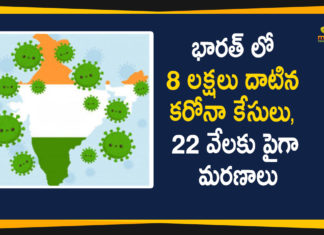 Coronavirus Cases In India, Coronavirus In India, Coronavirus in India live updates, Coronavirus Live Updates, Coronavirus outbreak, coronavirus positive cases, Coronavirus Positive Cases In India, india coronavirus cases, india coronavirus deaths, India Cross 8 Lakh Cases, Total Corona Cases In India