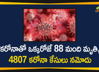 కరోనాతో ఒక్కరోజే 88 మంది మృతి, 4807 కరోనా కేసులు నమోదు Coronavirus in Tamil Nadu, Tamil Nadu, Tamil Nadu Corona Cases, Tamil Nadu Corona Deaths, Tamil Nadu Corona Positive Cases, Tamil Nadu Coronavirus, Tamil Nadu Coronavirus Cases, Tamil Nadu Coronavirus News, Tamil Nadu Coronavirus Updates, Tamil Nadu Covid-19 Cases,