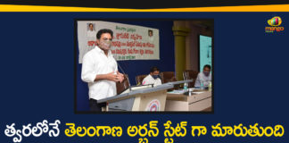 KTR, KTR Latest News, Minister KTR, Minister KTR has Interacted with Municipal Commissioners, Municipal Commissioners of HUA, Municipal Commissioners of HUA at a Training Program, telangana, Telangana Political Updates