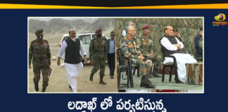 Defence Minister, Defence Minister Rajnath Singh, Defence Minister Rajnath Singh arrives in Ladakh, Defence Minister Rajnath Singh In Ladakh, Defence Minister Rajnath Singh Visit Ladakh, Rajnath Singh, Rajnath Singh Ladakh visit latest updates