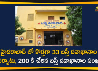 హైదరాబాద్ లో 200 కి చేరిన ‘బస్తీ దవాఖానాల’ సంఖ్య 33 New Basthi Dawakhanas Establishing In GHMC, Basthi Dawakhana of Hyderabad, Basthi Dawakhana Telangana, Basthi Dawakhanas, GHMC, New Basthi Dawakhanas, telangana, Telangana News