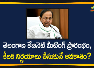 KCR Cabinet Meeting, Pragathi Bhavan, Telangana Cabinet Meet, Telangana Cabinet Meeting, Telangana Cabinet Meeting 2020, Telangana Cabinet Meeting Pragati Bhavan, Telangana Cabinet Meeting Started, Telangana Cabinet Meeting Started at Pragathi Bhavan