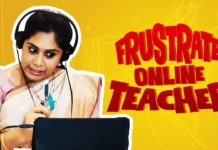 frustrated woman as frustrated online teacher,latest telugu web series,khelpedia,frustrated woman,teacher,students,schools,online classes,online education,education,school,lockdown,pandemic,telugu comedy videos,frustrated woman new episode,comedy videos 2020,funny telugu videos 2020,latest telugu comedy videos 2020,frustrated woman sunaina,online teacher,teachers,New episode of frustrated woman,new comedy videos 2020,quarantine,frustrated woman videos