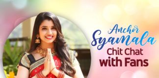 Anchor Syamala Chit Chat with Fans