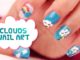 Nail Arts,nails,Rainbow,color,Cute,clouds,tutorials,easy,simple,Nail Color,Glitter,diy,nail art videos,Striped Rainbow,Rainbow nail art,pretty,cool,Epic,awesome,FUNKY,shiny,glossy,colors,blue,yellow,rainbow art designs,french nails,Fun,short nails