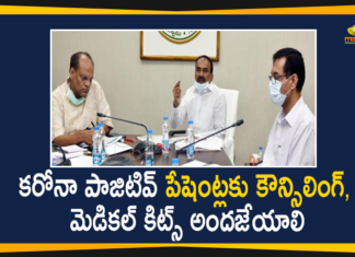 CS Somesh Kumar held Conference, CS Somesh Kumar Video Conference with District Collectors, Eatala Rajender, Minister Eatala Rajender, Minister Eatala Rajender Video Conference, telangana, Telangana CS Somesh Kumar, Telangana Health Minister Eatala Rajender