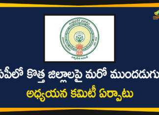 Andhra Pradesh, Andhra Pradesh Political News, AP Govt has Formed Committee to Study on New Districts Establishment, AP New Districts Establishment, AP News, New Districts Establishment In AP