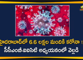 CCMB-IICT Study Says 6.6 Lakh may have been Infected with Coronavirus in Hyderabad