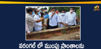 #KCR, Heavy Rains In Telangana, KTR, KTR Visits Warangal City to Monitor Rains, Minister KTR, Minister KTR Visits Warangal City, telangana, Telangana CM KCR, Telangana Floods Live Updates, Telangana rains, telangana rains news, telangana rains updates, Warangal Floods, Warangal Rains