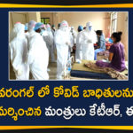 Etela Inspected Covid Ward and Interacted with Patients at MGM Hospital, Etela Rajender, KTR, KTR Visited MGM Hospital Warangal, MGM Hospital, MGM Hospital Warangal, Ministers KTR, telangana, Telangana Health Minister Etela Rajender, Telangana News, Warangal