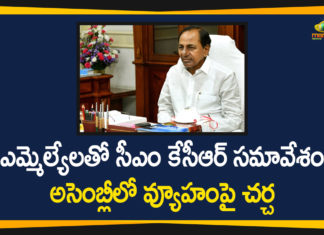#KCR, CM KCR, CM KCR Meeting, CM KCR Meeting Discuss Strategy for Assembly Sessions, CM KCR Meeting with Several MLAs, Strategy for Assembly Sessions, telangana assembly session dates, Telangana Assembly Sessions, Telangana Assembly Sessions 2020, Telangana Assembly Sessions News, Telangana CM KCR
