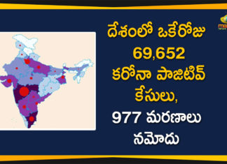 India Corona Updates: 69,652 Positive Cases, 977 Deaths Reported in Last 24 Hours