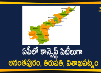 Anantapur, Andhra CM proposes to create concept cities, AP Govt Plans Concept Cities in Visakhapatnam, concept cities in AP, Govt plans concept cities in Vizag, IT concept cities in Vizag, Three concept cities in Andhra Pradesh, Tirupati, Visakhapatnam
