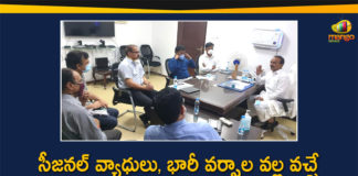 Minister Etela Rajender Held Review Meeting to Prevent Seasonal and Infectious Diseases