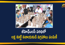 Minister Talasani Srinivas Yadav Distributed Ganesh Idols at Masab Tank