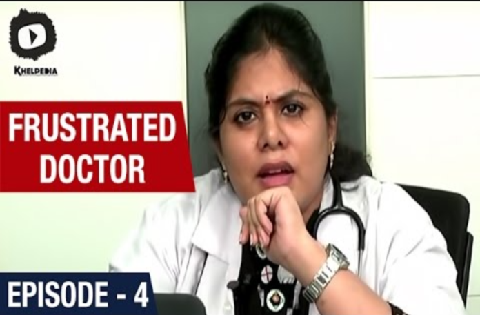 Frustrated Doctor Vs Pregnant Women,Frustrated Gynaecologist Vs Pregnant Woman,Telugu Web Series,Episode 4,Khelpedia,Frustrated Woman,Gynaecologist Doctor,Telugu Webepisodes,Funny Videos,Frustrated Doctor,Gynaecologist Vs Patient,Frustrated Woman Videos,Best Funny Videos,Telugu,Web Series,Web Episodes,Comedy short Films,Pregnant Patient with a Doctor,Patient Irritating a Doctor