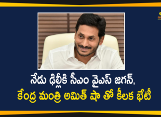 amit shah, Andhra CM Jagan Reddy, AP CM YS Jagan, AP CM YS Jagan to Go Delhi Today, Home Minister Amit Shah, Union Home Minister Amit Shah, YS Jagan Delhi Visit, YS Jagan Delhi Visit News, YS Jagan To Meet Amit Shah, YS Jagan Will Meet Union Home Minister Amit Shah