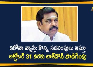 COVID-19 Outbreak, Tamil Nadu Coronavius Lockdown, Tamil Nadu Govt Extends Lockdown, Tamil Nadu Govt Extends Lockdown till October 31, Tamil Nadu Govt Extends Lockdown till October 31 with More Relaxations, Tamil Nadu Lockdown, Tamil Nadu Lockdown Extension, Tamil Nadu Lockdown news, Tamil Nadu Lockdown Updates