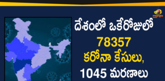 India has Reported 78,357 Corona Positive Cases, 1045 Deaths in the Last 24 Hours