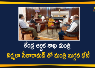 Minister Buggana Rajendranath Meets Union Finance Minister Nirmala Sitharaman in Delhi Today