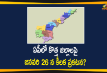 Andhra Pradesh, AP Cabinet On Establishment of New Districts, AP Establishment of New Districts, AP New Districts, Formation of Committee on Establishment of New Districts, Formation of new districts, New Districts Establishment Announcement, New Districts Establishment Announcement in AP, New Districts Establishment In AP, New Districts in AP