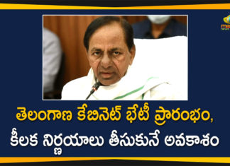 Telangana Cabinet Meeting Started At Pragathi Bhavan