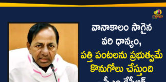 CM KCR, CM KCR On Purchase of Monsoon Crops, CM KCR Review Meeting, CM KCR Review Meeting On Purchase of Monsoon, Issue of Purchase of Monsoon Crops, Monsoon Crops, Purchase of Monsoon Crops, Purchase of Monsoon Crops In Telangana, Telangana CM KCR, Telangana News