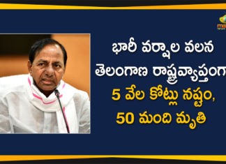 Heavy Rains Cause Loss of Rs 5000 Crore In Telangana, Heavy Rains In Telangana, Telangana Heavy Rains, telangana rain forecast, Telangana rains live updates, telangana rains news, telangana rains updates