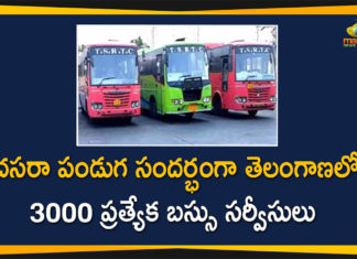3000 Special Buses During Dussehra Festival, Special Buses During Dussehra Festival, TSRTC, TSRTC Decided to Run 3000 Special Buses, TSRTC Dussehra Run 3000 Special Buses, TSRTC Dussehra Special Buses, TSRTC Latest News, TSRTC News, TSRTC Special Buses, TSRTC Special Buses During Dussehra Festival