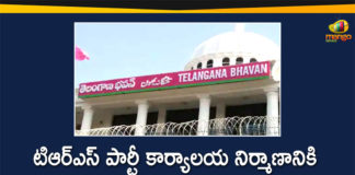 Centre Allocates Land to TRS Party for the Construction of Party Office at Delhi