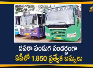 Andhra Pradesh State Road Transport Corporation, AP Bus Services, AP Bus Services During Dussehra Festival, APSRTC, APSRTC Latest News, APSRTC News, APSRTC To Run Special Buses During Dussehra Festival, Dussehra festival, Special Buses During Dussehra Festival