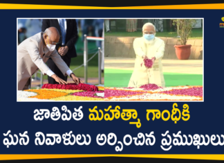 Gandhi Jayanti, Gandhi Jayanti 2020, Gandhi Jayanti 2020 LIVE Updates, Gandhi Jayanti LIVE updates, Gandhi Jayanti News, Mahatma Gandhi 151st birth anniversary, PM Modi Pay Tribute At Rajghat On Gandhi Jayanti, PM Modi Pay Tribute To Mahatma Gandhi, President Kovind, President Kovind Pay Tribute At Rajghat On Gandhi Jayanti