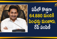 64880 New Pensions in October Month, Andhra Pradesh, AP Govt has Granted 64880 New Pensions, AP Govt has Granted 64880 New Pensions in October, AP New Pensions, AP New Pensions Scheme, Ap Political News, YSR Pension Kanuka, YSR Pension Kanuka News