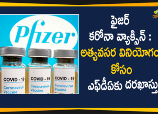 Covid-19 vaccines, Emergency Use Authorization for Vaccines, FDA Emergency Use, Mango News Telugu, Pfizer and BioNTech to Submit Emergency Use, Pfizer Filed Application to US FDA, Pfizer files Covid-19 vaccine application, Pfizer Files for FDA Emergency Use, Pfizer seeks US FDA approval, US FDA, US FDA for Emergency, US FDA for Emergency Use of Covid-19 Vaccine