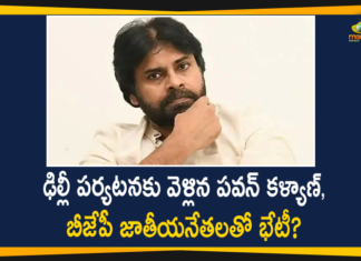 Candidate for Tirupati Lok Sabha By-election, janasena chief, janasena chief pawan kalyan, janasena chief pawan kalyan went to delhi, Janasena Party, Mango News Telugu, pawan kalyan, Pawan Kalyan To Meet BJP Top Leaders, Tirupati Lok Sabha By-election, tirupati loksabha bypoll