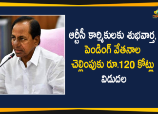 120 Cr for Payment of Pending Salaries, CM KCR, CM KCR Ordered to Release Payment of Pending Salaries of RTC, CM KCR Ordered to Release Rs 120 Cr, Govt will provide all support to TSRTC, Mango News Telugu, Pending Salaries of RTC Workers, Telangana CM KCR, Telangana RTC Pending Salaries, Telangana RTC Workers, TSRTC