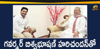 AP CM YS Jagan, AP CM YS Jagan Meets Governor, ap governor biswabhusan harichandan, Ap Political News, Governor Biswabhusan Harichandan, Mango News Telugu, Raj Bhavan, YS Jagan Latest News, YS Jagan Meets AP Governor, YS Jagan Meets Governor Biswabhusan Harichandan, YS Jagan Meets Governor Biswabhusan Harichandan at Raj Bhavan