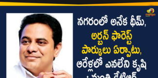 GHMC, GHMC Elections, GHMC Elections 2020, GHMC Elections Latest News, GHMC Elections News, GHMC Elections Updates, Greater Hyderabad Municipal Corporation, Mango News, Minister KTR, Minister KTR Released a Special Video over Theme, Urban Forest Parks, Urban Forest Parks Establishment, Video On Urban Forest Parks Establishment