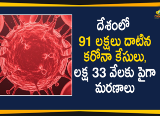 India Covid-19 Updates : Total Positive Cases Cross 91 Lakh Mark