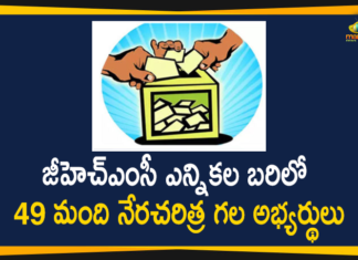 49 Candidates who have Criminal Cases Contesting in GHMC Elections, Forum for Good Governance, GHMC, ghmc candidates criminal cases, GHMC Elections, GHMC Elections 2020, GHMC Elections Latest News, GHMC Elections News, GHMC Elections Updates, Greater Hyderabad Municipal Corporation, Mango News