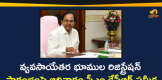 CM KCR, CM KCR Review Meeting, dharani portal, dharani portal news, Dharani Portal Updates, KCR Over Dharani Portal, KCR Over Registration of Non-agricultural Lands in Dharani Portal, Mango News Telugu, Registration of Non-agricultural Lands, Registration of Non-agricultural Lands in Dharani Portal’, Telangana CM KCR, Telangana Dharani Portal