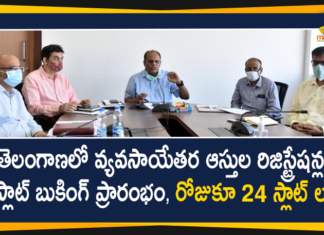 CS Somesh Kumar Launched Slot Booking Services For Registration of Non-Agricultural Properties,Non-agricultural Properties,Mango News,Mango News Telugu,Chief Secretary Somesh Kumar,High Court,Telangana,Telangana High Court,Non-Agricultural,Non Agricultural,Non-Agricultural Properties Registations In Telangana,Telangana Latest News,Telangana New Registration,Dharani Portal Telangana,Non Agricultural Land Registration,Land Registrations In Telangana,Online Property Registration,Land Registration In Telangana,CS Somesh Kumar,CS Somesh Kumar Launched Slot Booking Services,CS Somesh Kumar Launched Slot Booking Services For Non-agricultural Properties,Slot Booking Services For Non-Agricultural Properties Registations