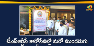 TSRTC Cargo Parcels Home Delivery Services Started In Twin Cities,TSRTC Introduces Home Delivery Of Parcels,Hyderabad,TSRTC Launched The Parcel Service,Wheeling Out Of Crisis RTC Rolls Out Door Delivery Of Parcels,Minister Puvvada Ajay,TSRTC Cargo Parcels,TSRTC Cargo Parcels Home Delivery Services,Home Delivery Services Started in Twin Cities,Home Delivery Services,TSRTC Cargo Parcels Home Delivery Services In Hyderabad,TSRTC Launches Cargo Services,TSRTC Launches Home Delivery Of Parcels,TSRTC Launches Home Delivery Services in Hyderabad,Mango News,mango News Telugu,TSRTC,TSRTC Latest News