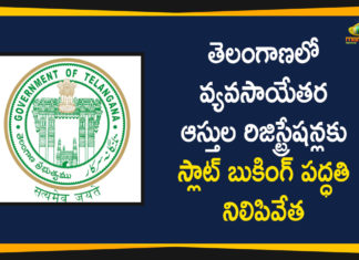 Non-agriculture Properties Registration in Telangana: Slot Booking System Stopped,Land Registration,Land Registrations In Telangana,Non-agricultural Land Registrations,Slot Booking,Slot Booking For Land Registration,Dharani Portal,Ts Govt,Slot Booking Stopped For Non-agricultural Land Registrations,Slot Booking Stopped,Telangana,Mango News,Mango News Telugu,Non-agriculture Properties Registration in Telangana,Non-agriculture Properties Registration,Slot Booking System Stopped,Non-agricultural Land Registrations Slot Booking,Non-agricultural Land Registrations Slot Booking Stopped,Non-agriculture Slot Booking System Stopped
