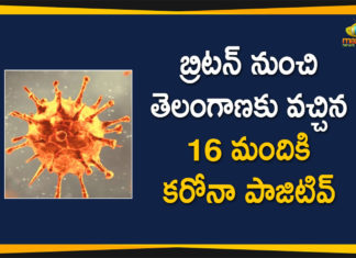 యూకే నుంచి తెలంగాణకు వచ్చిన 16 మందికి కరోనా, 76 మంది ప్రైమరీ కాంటాక్టులు గుర్తింపు 16 People Who Returned from UK to Telangana Tested Positive for COVID-19,Corona Strain,16 UK returnees test positive for COVID-19 in Telangana,Carona Tested Positive,16 UK People Return To Telangana,Sixteen UK returnees test positive for COVID-19 in Telangana,Telangana,Sixteen Who Returned From The UK Test Positive For COVID-19,16 UK Travellers Test Positive In Telangana,16 UK Travellers,Telangana COVID,Telangana News,Telangana COVID-19 Latest News,Telangana COVID-19 Latest Updates,Mango News,Mango News Telugu,16 People,16 People Who Returned from UK,16 UK Travellers,16 UK Travellers Test Positive for COVID-19